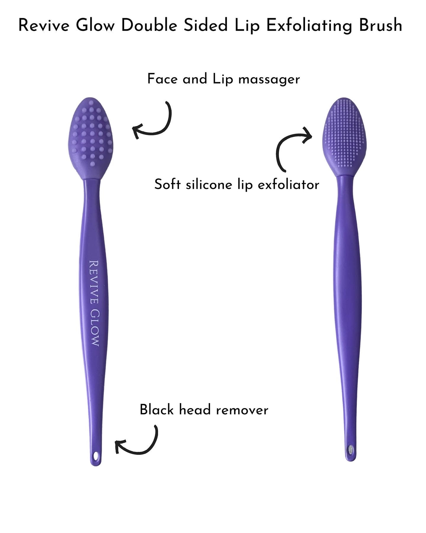 Lip Exfoliating Brush | Lip Brush Scrubber | Revive Glow.