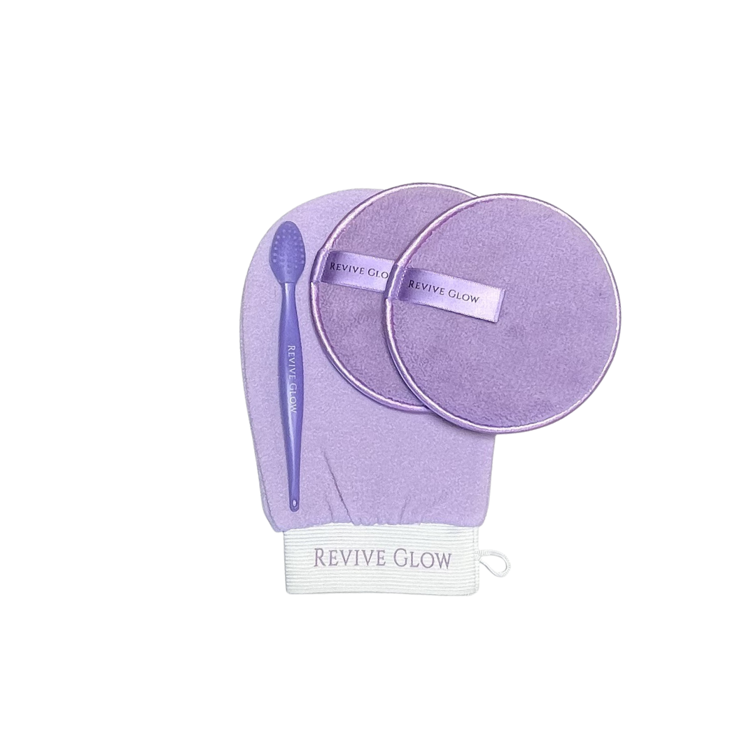 Mini Glow Bundle Exfoliating Gloves | Mini Glow Bundle | Revive Glow