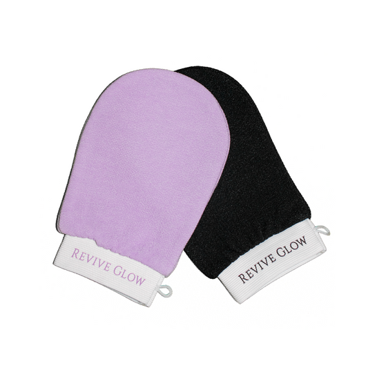  Purple Deep Exfoliating Gloves | Exfoliating Gloves |  Revive Glow.